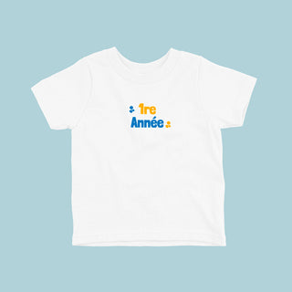 Les années scolaires (maternelle à la 6e années) - T-SHIRT PERSONNALISABLE
