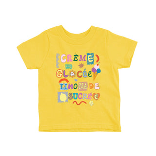 CRÈME GLACÉE LIMONADE SUCRÉE t-shirt unisexe ENFANT ET BAMBIN - tamelo boutique