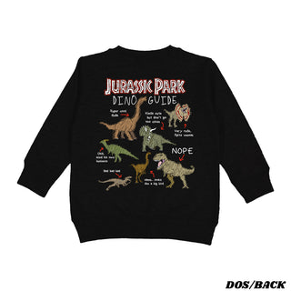 Le Guide du Dino - Jurassic Park Crewneck Unisexe ENFANT ET BAMBIN (Anglais)