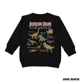 Le Guide du Dino - Jurassic Park Crewneck Unisexe ENFANT ET BAMBIN (Français)