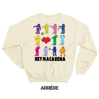 HEY MACARENA crewneck vintage unisexe