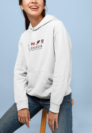 CANADA : LE PLUS MEILLEUR PAYS DU MONDE hoodie unisexe