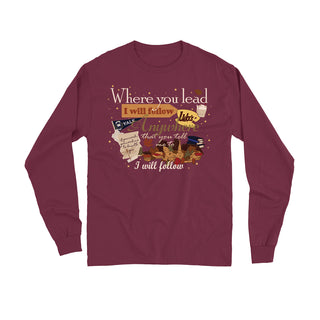WHERE YOU LEAD - GILMORE GIRLS longsleeve vintage unisexe