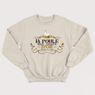 Crewneck LA POULE AUX OEUFS D'OR unisexe - tamelo boutique