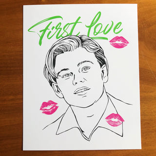 Affiche « FIRST LOVE » - Tamelo boutique