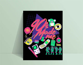 Affiche « 90'S MADE ME» - tamelo boutique