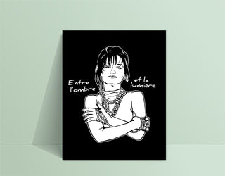 Affiche ENTRE L'OMBRE ET LA LUMIÈRE - tamelo boutique
