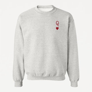 QUEEN OF HEARTS crewneck unisexe - tamelo boutique