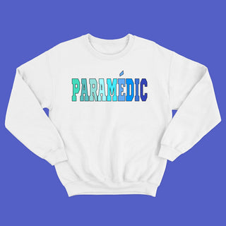 Crewneck PARAMÉDIC / PARAMEDIC unisexe (blanc) - tamelo boutique