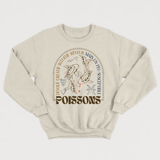 Crewneck unisexe ASTRO : POISSONS - tamelo boutique