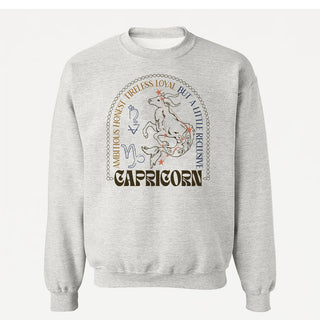 Crewneck unisexe ASTRO : CAPRICORN (version anglaise) - tamelo boutique