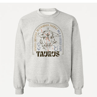 Crewneck unisexe ASTRO : TAURUS (version anglaise) - tamelo boutique