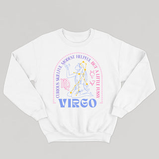 Crewneck unisexe ASTRO : VIERGO (version anglaise) - tamelo boutique