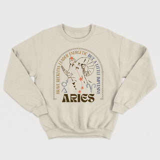 Crewneck unisexe ASTRO : ARIES (version anglaise) - tamelo boutique
