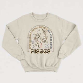 Crewneck unisexe ASTRO : PISCES (version anglaise) - tamelo boutique