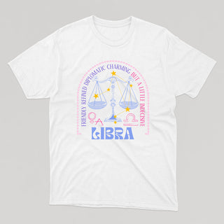 T-shirt unisexe ASTRO : LIBRA (version anglaise) - tamelo boutique