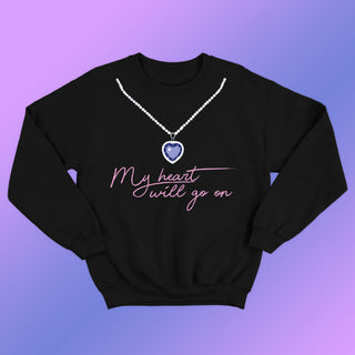 Crewneck Cœur de l'Océan unisexe 💙 (my heart will go on) - Tamelo boutique