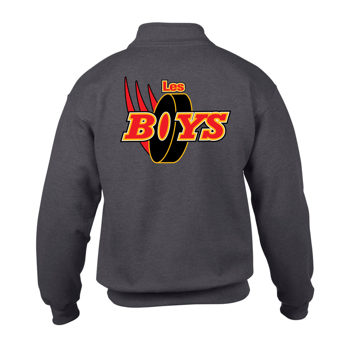 CHEZ STAN (THE BOYS) GREY HALF ZIP SWEATSHIRT - Tamelo boutique
