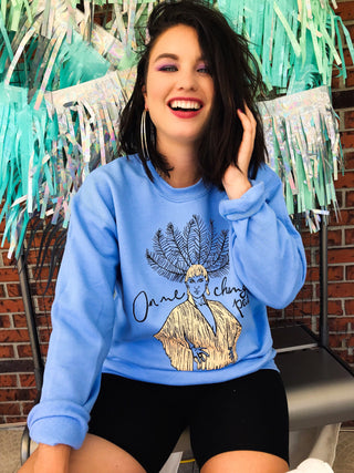 Crewneck unisexe ON NE CHANGE PAS (bleu) - Tamelo boutique