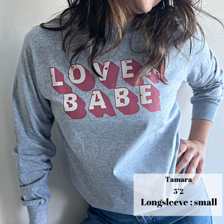 Longsleeve LOVER BABE unisexe - tamelo boutique