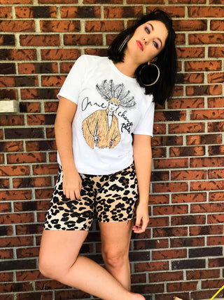 T-shirt « On ne change pas » - blanc - Tamelo boutique