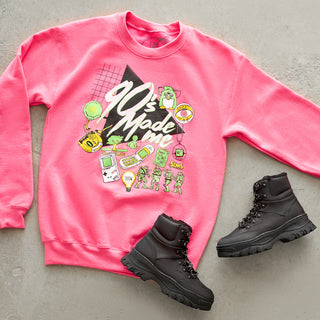 Crewneck unisexe 90'S MADE ME (version Québec) - Tamelo boutique