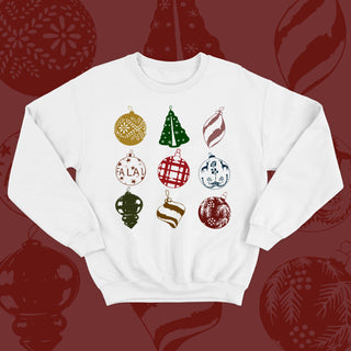 Crewneck BOULES DE NOËL unisexe - tamelo boutique