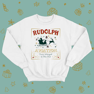 Crewneck RUDOLPH AVIATION unisexe - tamelo boutique