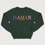 MAMAN (date à personnaliser) crewneck unisexe - tamelo boutique