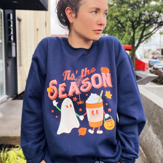 TIS' THE SEASON TO BE SPOOKY crewneck unisexe - tamelo boutique