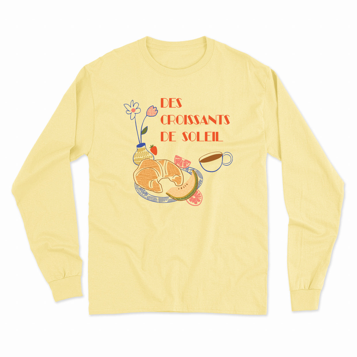 DES CROISSANTS DE SOLEIL longsleeve unisexe