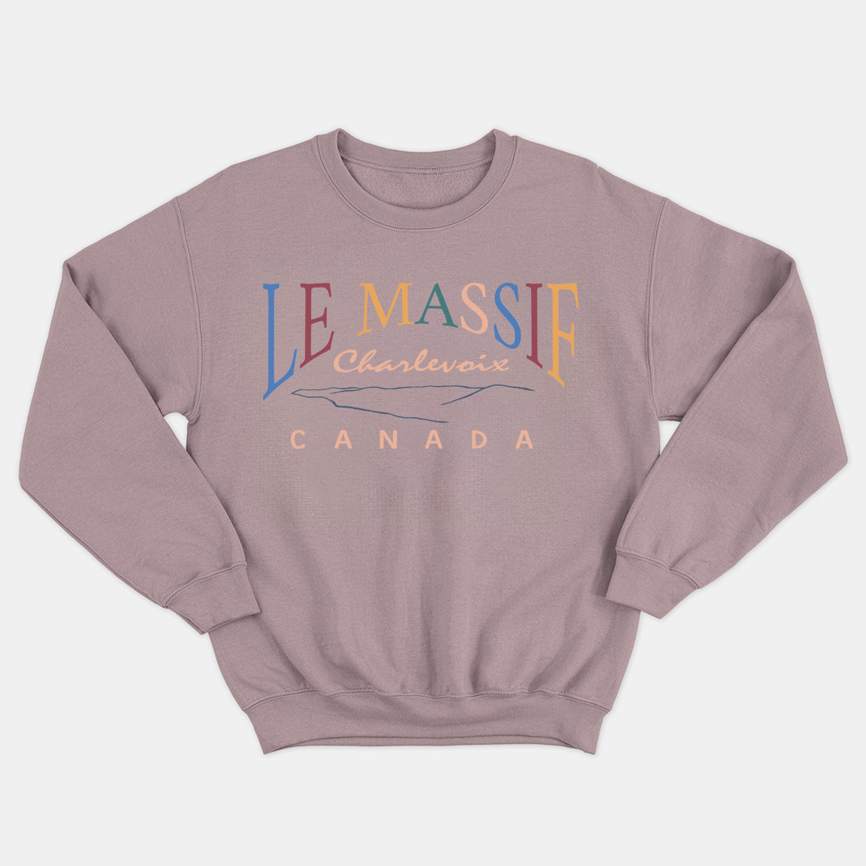 Le Massif Charlevoix- crewneck vintage unisexe - tamelo boutique