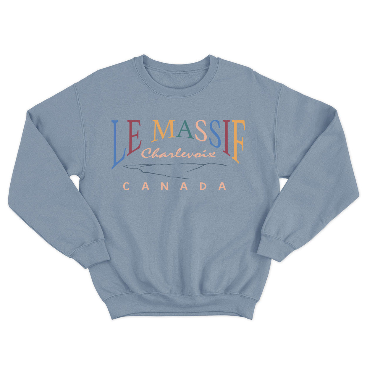 Le Massif Charlevoix- crewneck vintage unisexe - tamelo boutique