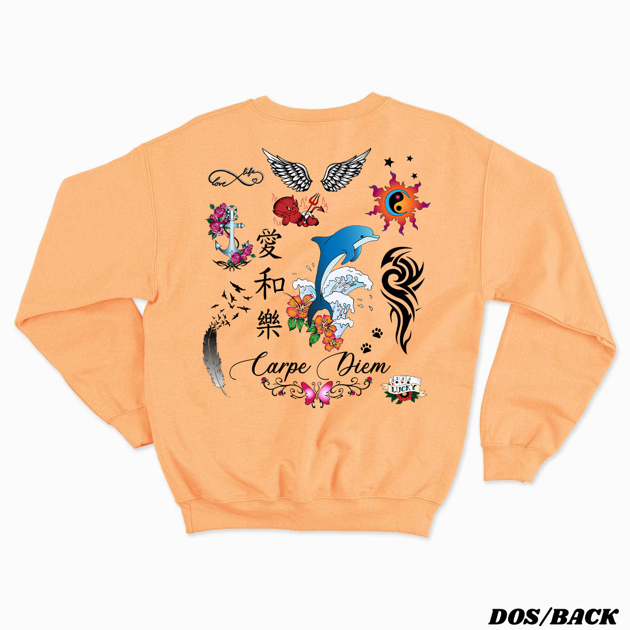 JE NE REGRETTE RIEN crewneck vintage unisexe