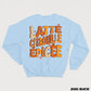 LATTÉ CITROUILLE ÉPICÉE crewneck unisexe - tamelo boutique