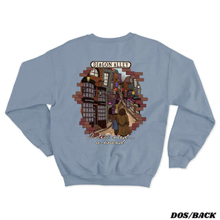 Diagon Alley - crewneck vintage unisexe