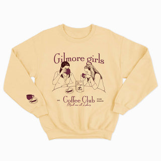 Gilmore girls Coffee Club - crewneck vintage unisexe