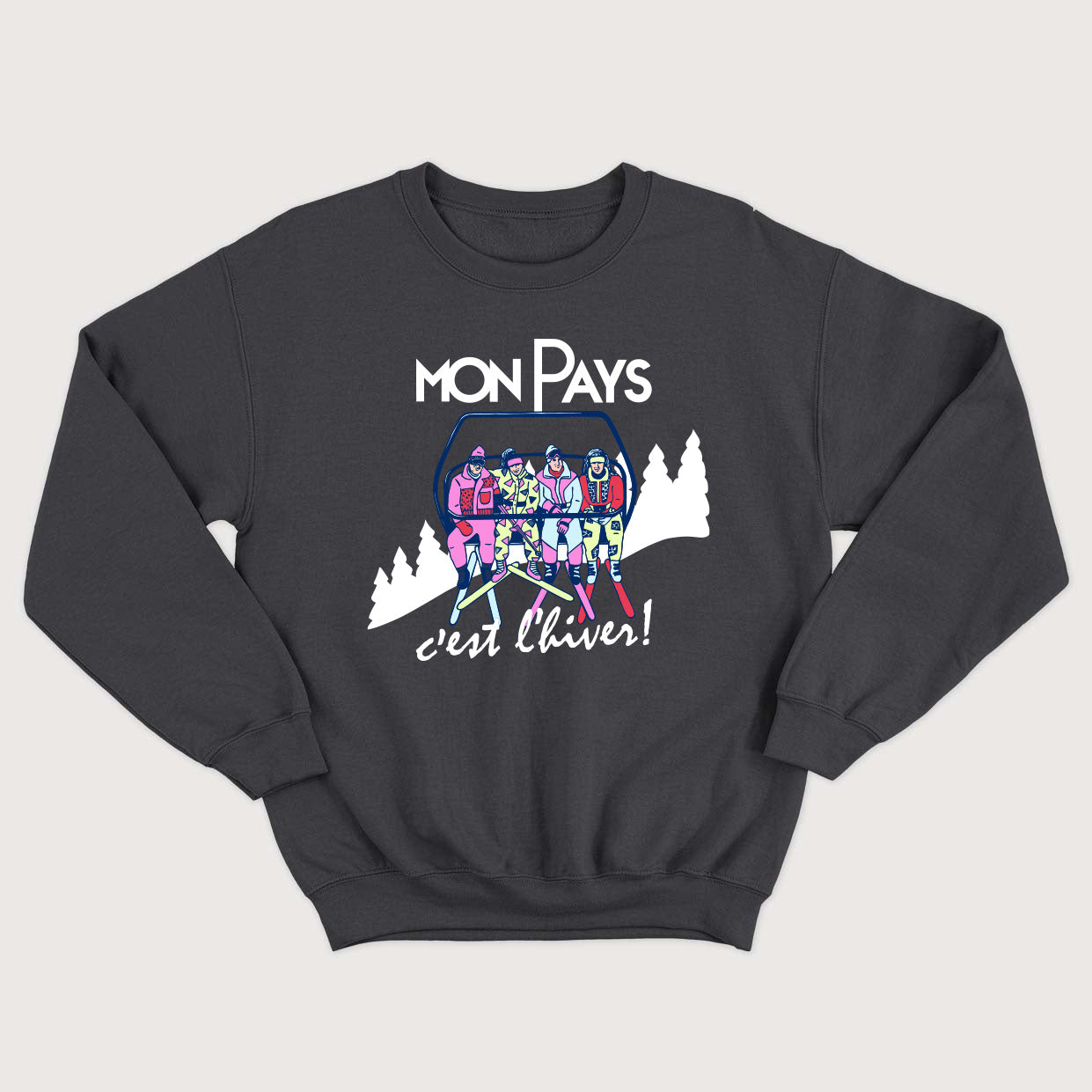 MY COUNTRY IS WINTER vintage unisex crewneck - tamelo boutique
