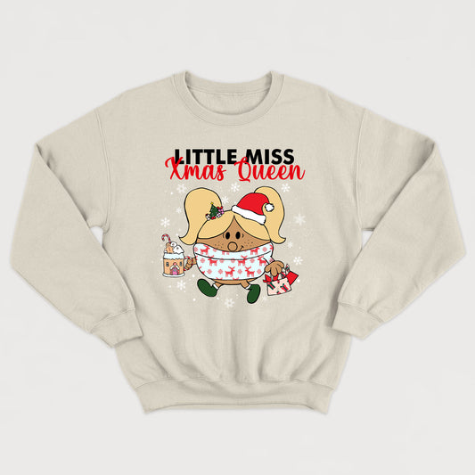 LITTLE MISS XMAS QUEEN crewneck unisexe - tamelo boutique