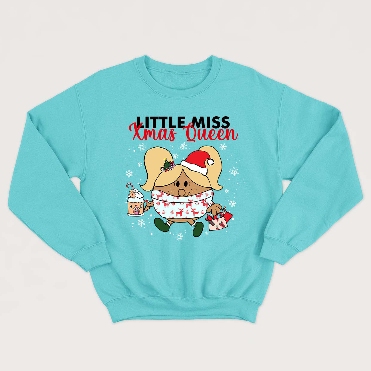 LITTLE MISS XMAS QUEEN crewneck unisexe - tamelo boutique