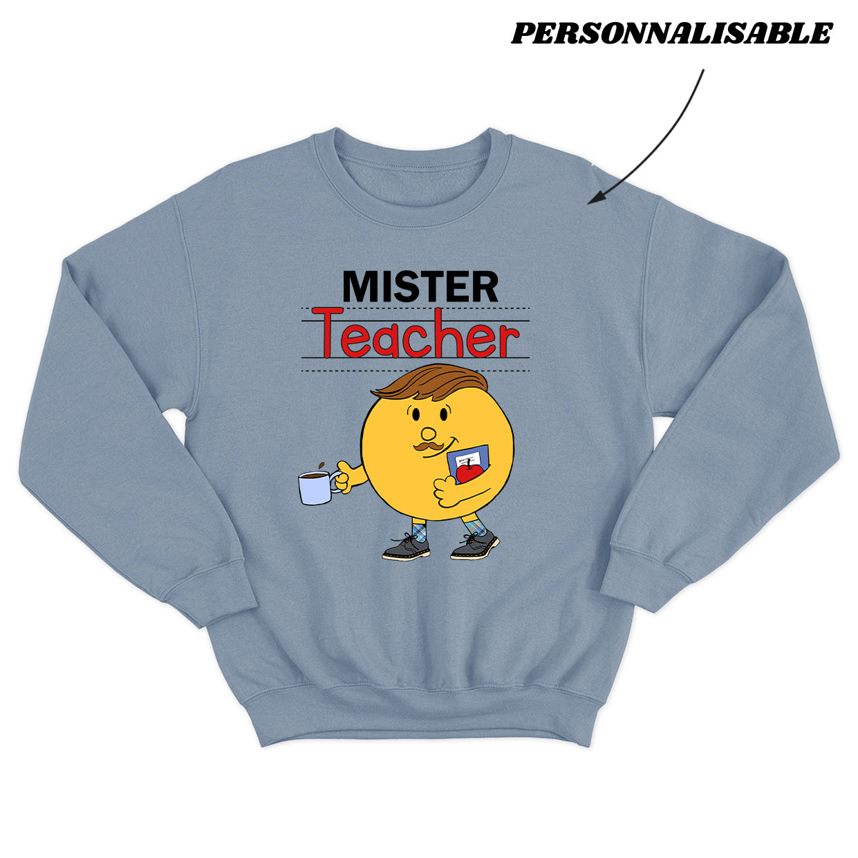 MISTER TEACHER crewneck unisexe personnalisable - tamelo boutique