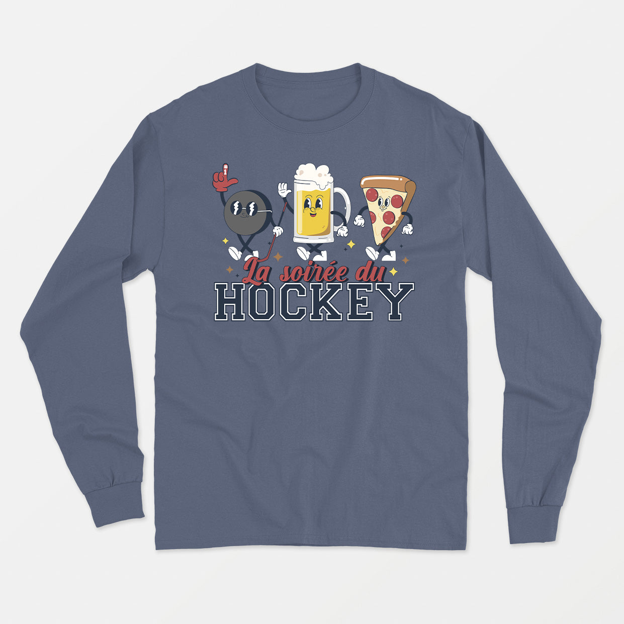 LA SOIRÉE DU HOCKEY longsleeve unisexe - tamelo boutique