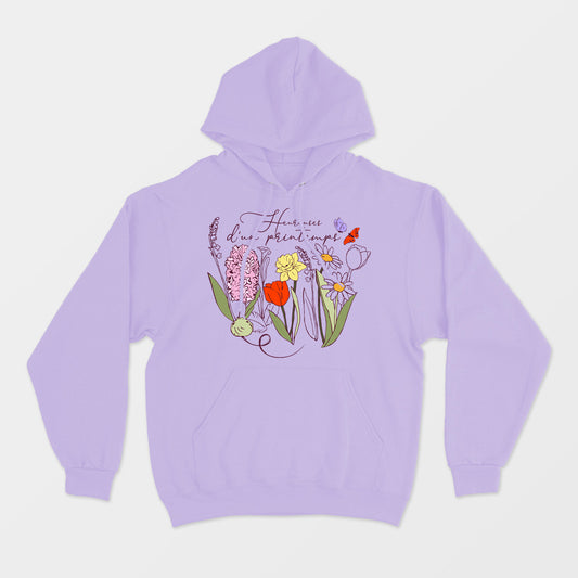 Heureuses d'un printemps - hoodie unisexe - tamelo boutique