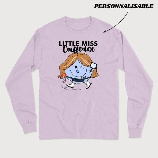 LITTLE MISS COIFFEUSE longsleeve unisexe personnalisable - tamelo boutique