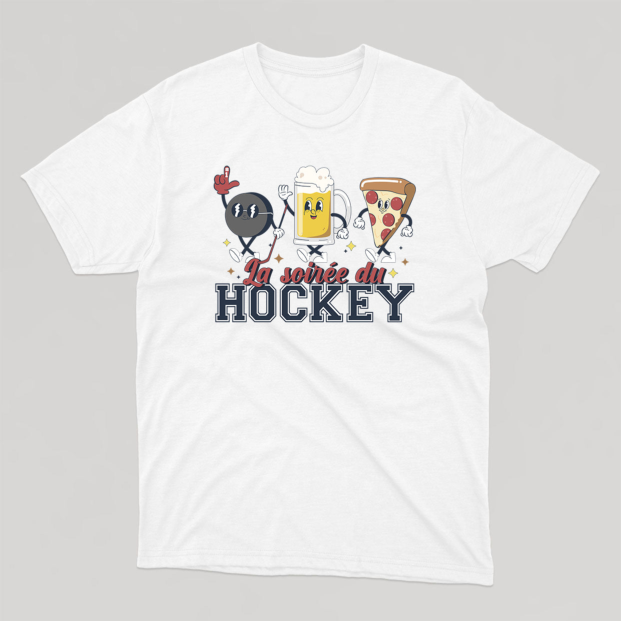 LA SOIRÉE DU HOCKEY t-shirt unisexe - tamelo boutique