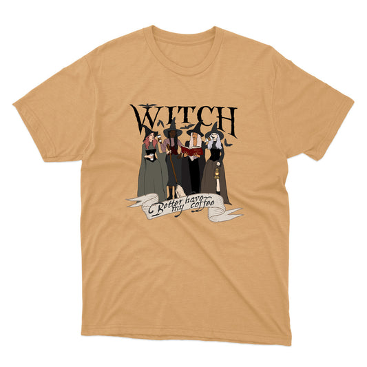 WITCH BETTER HAVE MY COFFEE t-shirt coupe boyfriend