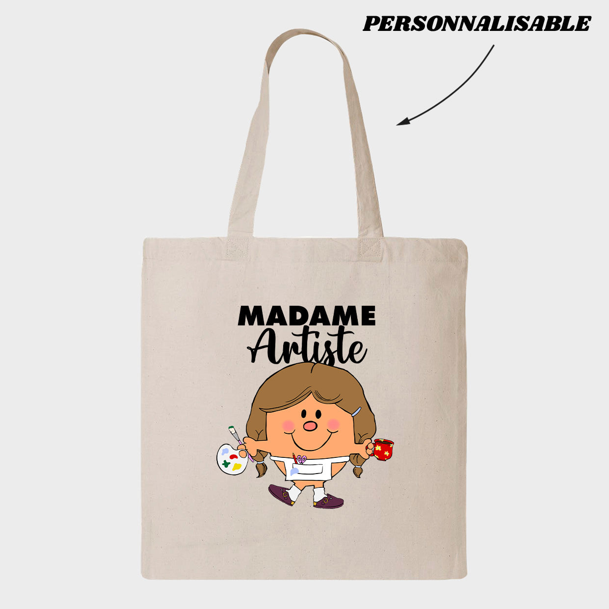 MADAME ARTISTE tote bag personnalisable