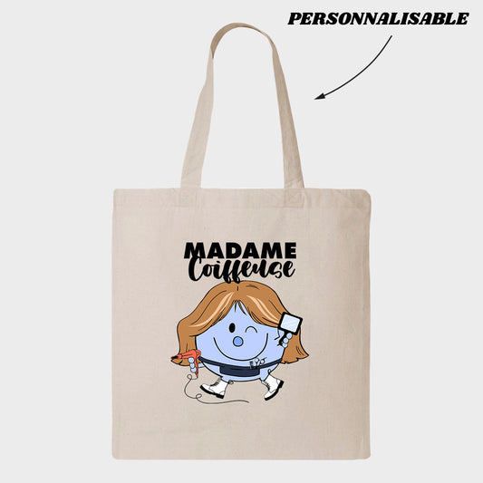 MADAME *COIFFEUSE* tote bag personnalisable - tamelo boutique