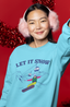 LET IT SNOW crewneck vintage unisexe