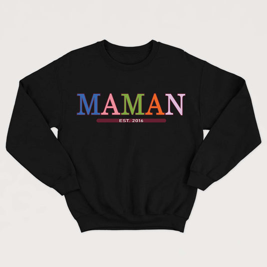 MOMAN (date to be personalized) unisex crewneck - tamelo boutique